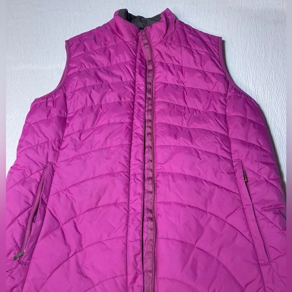 Lands End Vest Womens Small Winter Down Pink Puffer - Picture 1 of 4